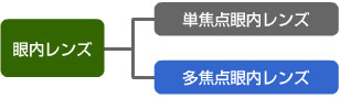 眼内レンズの種類